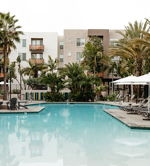 The Rive San Diego swimming pool